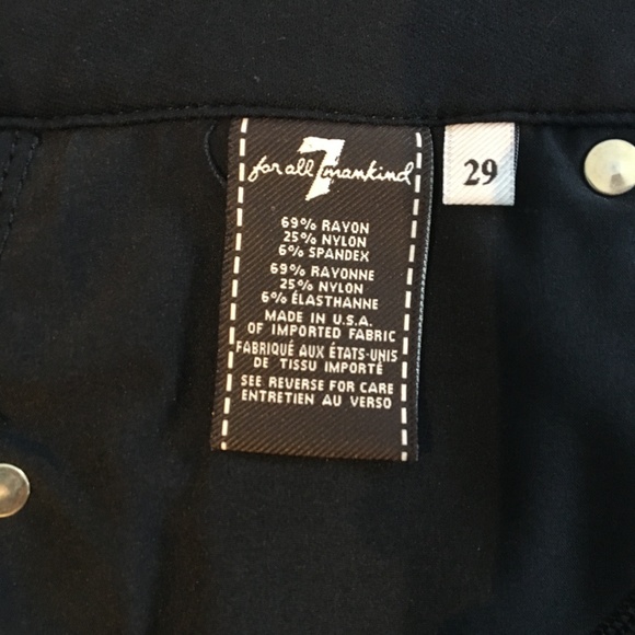 7 For All Mankind High Waist Pencil Skirt Sz 29 - Picture 5 of 5